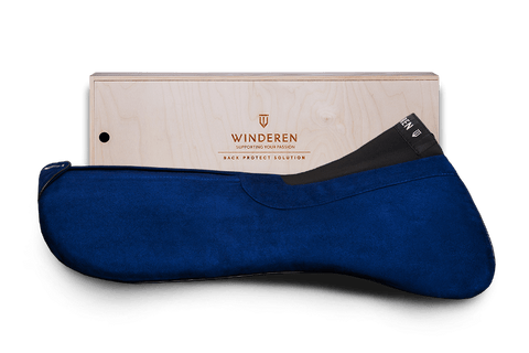 Winderen Sattelpad fürs Dressurreiten Comfort 18mm Dark Blue 18"