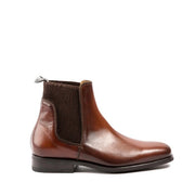 Alberto Fasciani Braune Lederstiefeletten, Lederreitstiefelleten Model 33060, Größe 34-46, Springstiefeletten, Jumping boots in brown calf leather