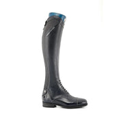 Alberto Fasciani Lederreitstiefel Model 33080, Größe 40-46, Black standard leather riding boots