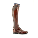Alberto Fasciani Braune Lederreitstiefel Model 33080, Größe 34-39, Brown standard leather riding boots, Field Boots