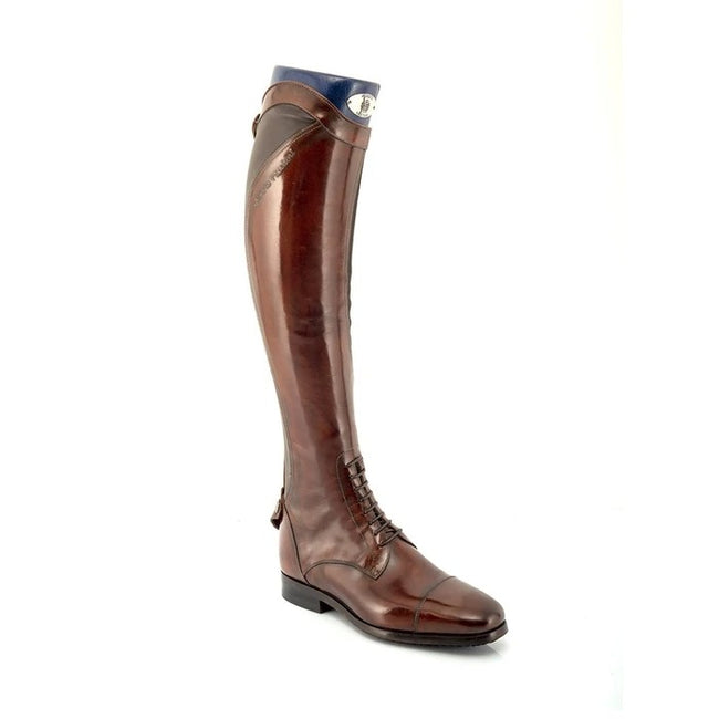 Alberto Fasciani Braune Lederreitstiefel Model 33080, Größe 34-39, Brown standard leather riding boots, Field Boots