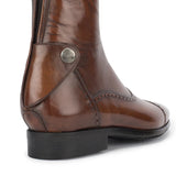 Alberto Fasciani Braune Lederreitstiefel, Springstiefel, Größe 40-46, Brown Standard leather riding boots