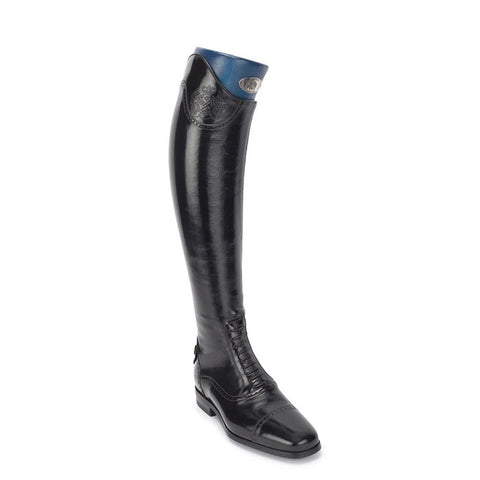 Alberto Fasciani Schwarze Lederreitstiefel Model 33604, Elegante und extrem bequeme Reitstiefel, Größe 40-46, Black standard riding boots