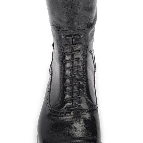 Alberto Fasciani Schwarze Lederreitstiefel Model 33604, Elegante und extrem bequeme Reitstiefel, Größe 40-46, Black standard riding boots