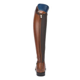 Alberto Fasciani Brauner Lederreitstiefel Model 33604 im klassischen Oxford-Stil, Größe 34-39, Brown standard leather riding boots
