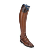 Alberto Fasciani Brauner Lederreitstiefel Model 33604 im klassischen Oxford-Stil, Größe 34-39, Brown standard leather riding boots