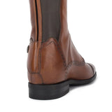 Alberto Fasciani Brauner Lederreitstiefel Model 33604 im klassischen Oxford-Stil, Größe 34-39, Brown standard leather riding boots