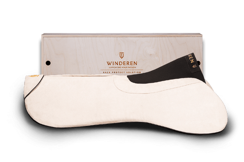 Winderen Sattelpad fürs Springreiten Comfort 18mm Seashell 17"