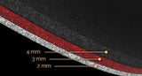 Korrektur Winderen Sattelpad fürs Springreiten Slim (10mm) Coal View