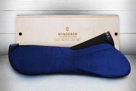 Winderen Sattelpad fürs Springreiten Slim 10mm Dark Blue 18"