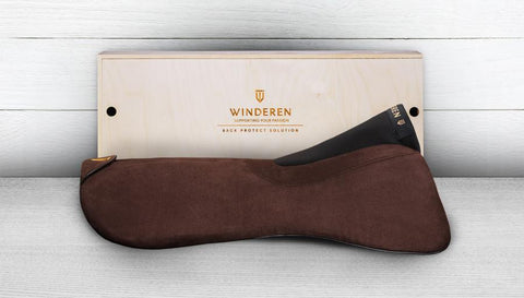 Winderen Sattelpad fürs Dressurreiten Slim 10mm Chocolate 18"