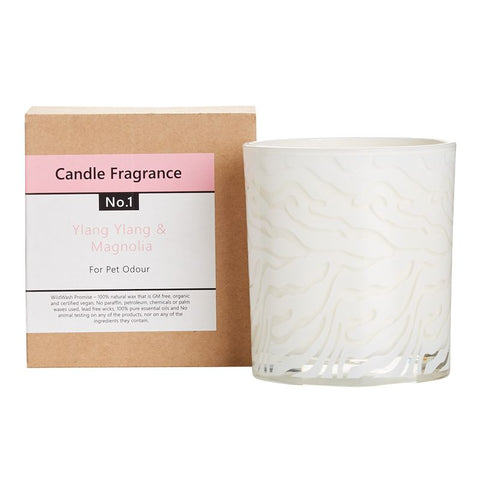 Kerze im Glas gegen Tiergerüche, Duft No. 1, von Wildwash, Natural Candle Fragrance No.1
