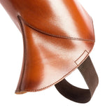 Alberto Fasciani Braune Lederchaps, Chaps in brown calf leather