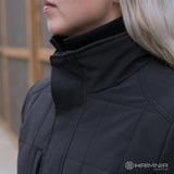 Country jacket - taillierte, leichte, wetterfeste Damen Jacke mit Reitschlitzen hinten von Hrimnir