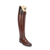Alberto Fasciani Dressurreitstiefel Model "Dressage C5", Ikonischer Lederreitstiefel aus braunem, handpoliertem Kalbsleder, Eleganz und Komfort, Größe 34-39, Standard leather dressage riding boots, brown