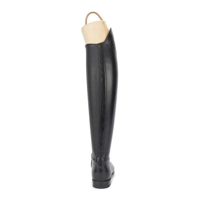 Alberto Fasciani Dressurreitstiefel Model "Dressage B2", Lederreitstiefel aus schwarzem, poliertem Kalbsleder, Größe 40-46, Standard leather riding boot, Dressage boots, leather boots