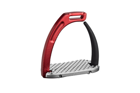 AIR Steigbügel Rot für mehr Sicherheit JIN Stirrup von JS Italia, AIR STIRRUP Rosso, Safety Stirrup, Sicherheitssteigbügel