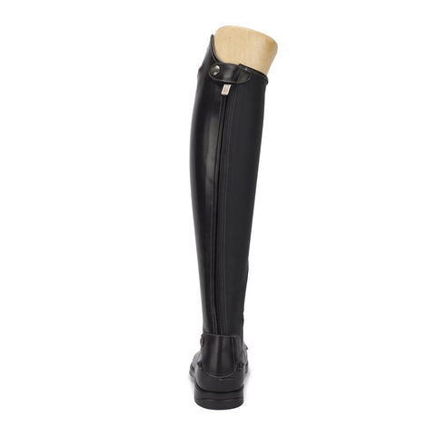 Alberto Fasciani Schwarze Springstiefel Model "LEONARDO", extrem weicher und bequemer Lederreitstiefel, Größe 40-46, Standard riding boot in black calfskin, show jumping boot