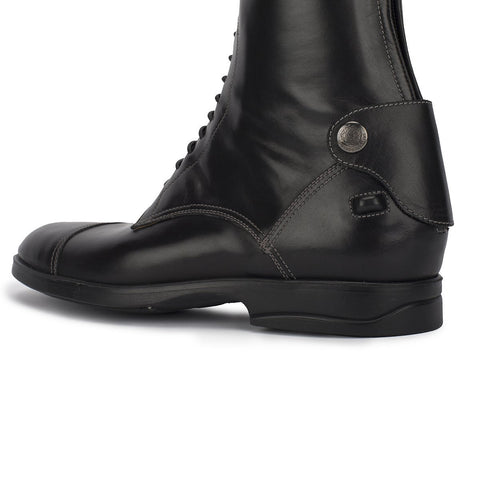 Alberto Fasciani Schwarze Springstiefel Model "LEONARDO", extrem weicher und bequemer Lederreitstiefel, Größe 40-46, Standard riding boot in black calfskin, show jumping boot