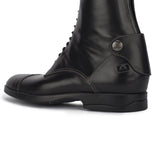 Alberto Fasciani Schwarze Lederreitstiefel Model "Leonardo", Extra weiche Springstiefel, Größe 34-46,  Standard riding leather boot in black calfskin
