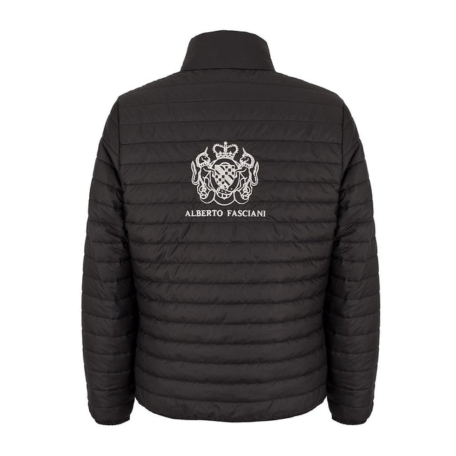 Alberto Fasciani Herren Trainingsjacke, Schwarz oder Braun mit charakteristischem Logo, Men's training jacket