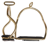 Stirrups, gilded stainless steel