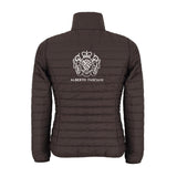 Alberto Fasciani Damen Trainingsjacke mit charakteristischem Einhorn-Logo, schwarz oder braun, Women's training jacket, black or brown